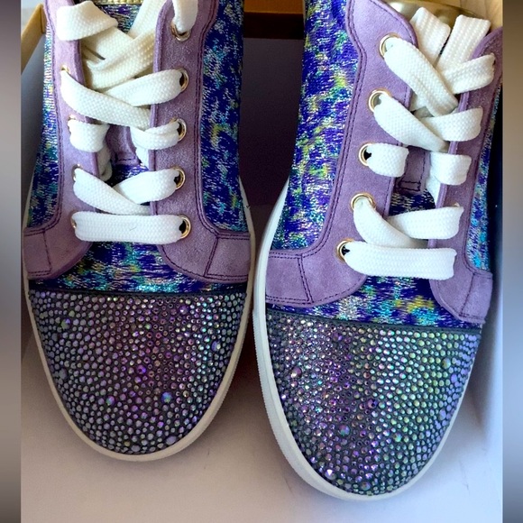 Louboutin sneakers!!   Authentic rare, Crystals perfect, Version Digitale ⭐️ - Picture 4 of 15